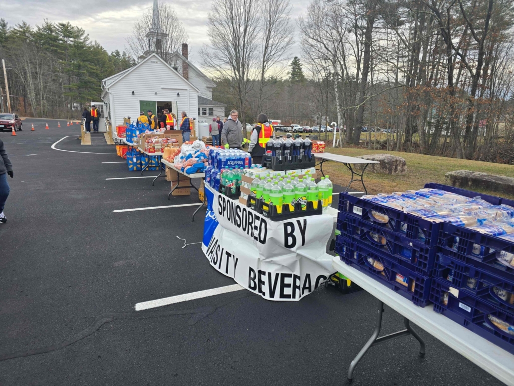 Thanksgiving Grocery Distribution Varsity Beverage