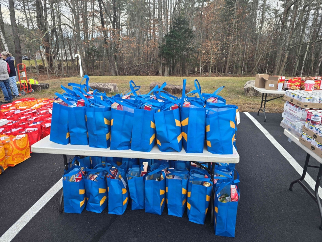 Thanksgiving Grocery Distribution Walmart Bags