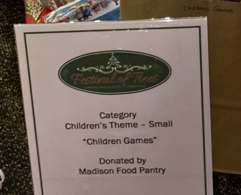 RSVP Festival of Trees Donation Flyer